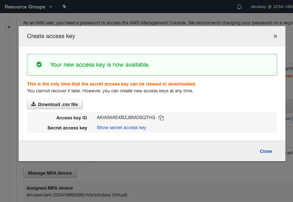 AWS-accesskeyavailable