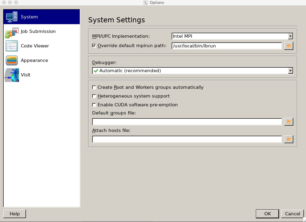 Adjusting DDT Parameters