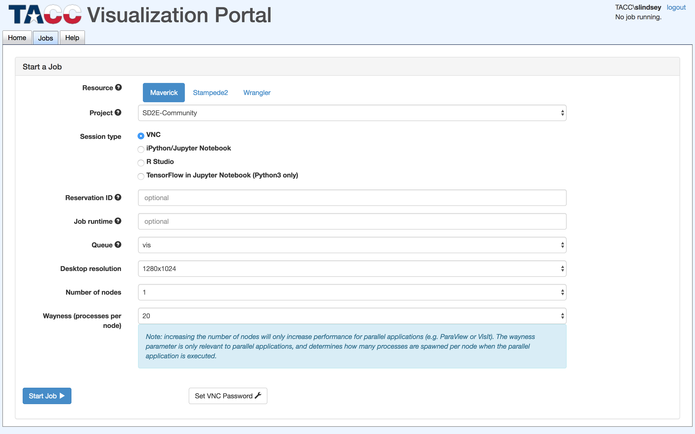 TACC Vis Portal